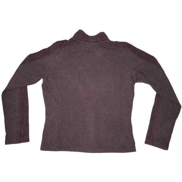 The North Face Women's Brown 1/4 Zip Pullover Sweater - Picture 2 of 7